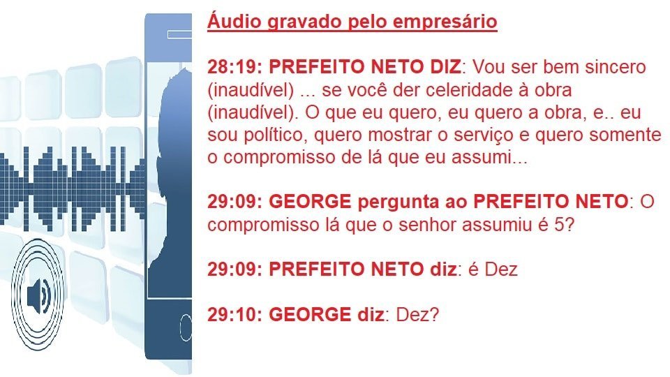 áudios mostram ex-prefeito acertando propina com assessor de deputado federal