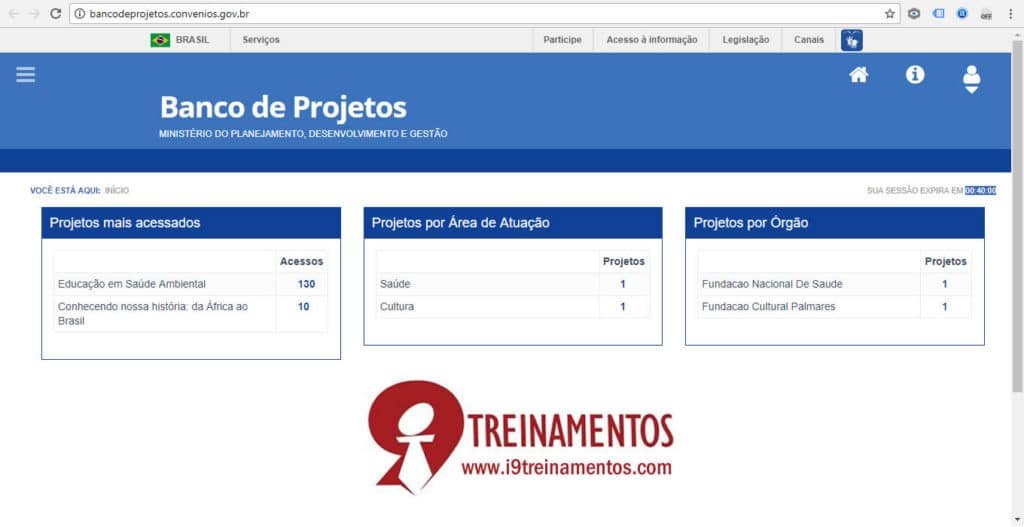 banco de projetos do siconv 2
