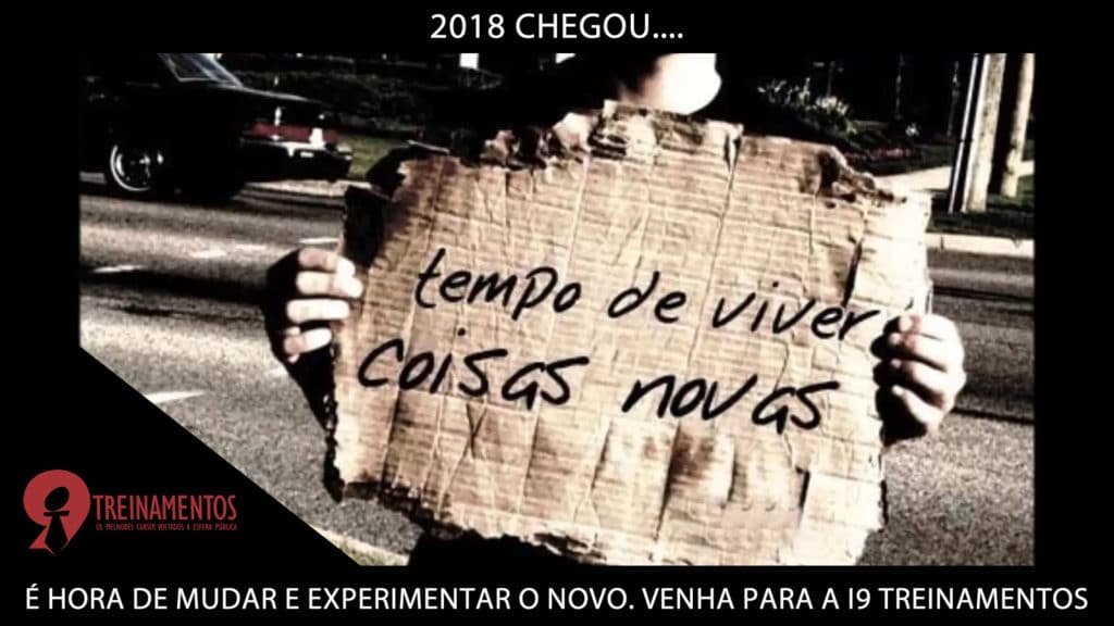 EM 2018 EXPERIMENTE O NOVO