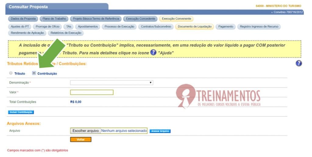 Novidades nos Documentos de Liquidação e Pagamentos no Siconv 2