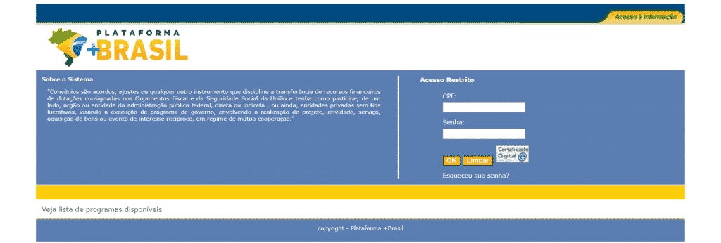 Novo Banner Siconv Plataforma + Brasil