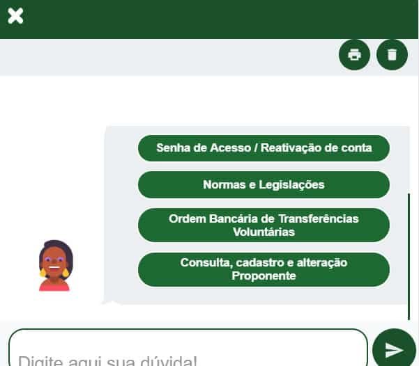 atendente virtual siconv